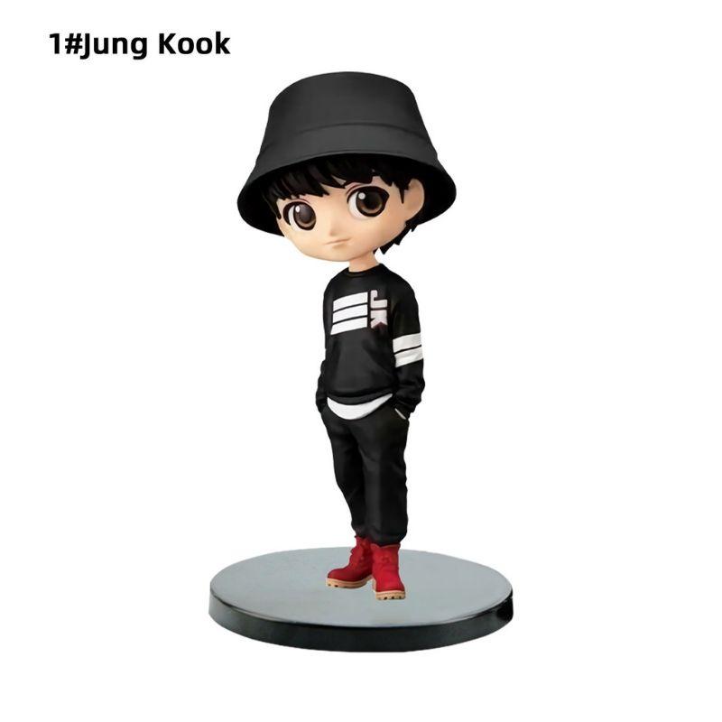 Set 7 mô hình búp bê các thành viên nhóm nhạc BTS 15cm