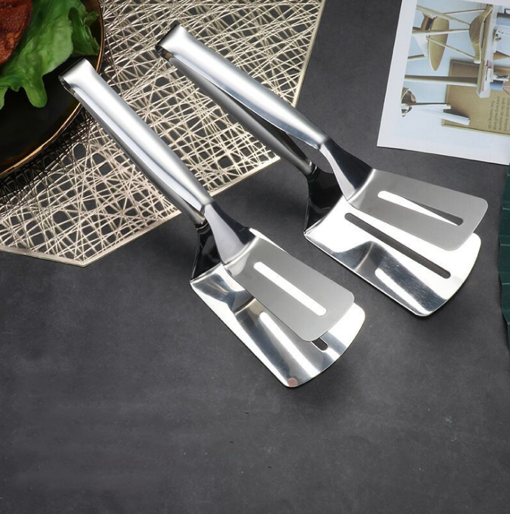 Kẹp Gắp Thức Ăn, Dụng Cụ Kẹp Gắp Nóng Chiên Cá, Thịt Nướng Bằng INOX Cao Cấp An Toàn, Tiện Dụng - HENRYSA