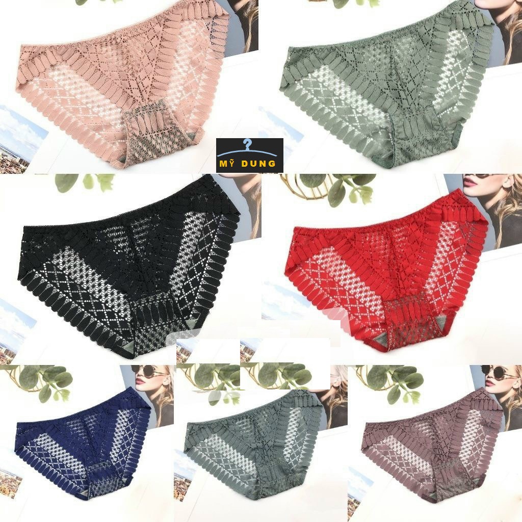 QUẦN LÓT REN LÁ SIU ĐẸP- FORM CHUẨN,CHẤT MẶC SIU ĐÃ LUN, MÁT ,MỊN,BỀN, DỄ CHỊU, NHẸ NGƯỜI, THÔNG THOÁNG CẢ NGÀY DÀI-MÀ CÒN GỢI CẢM....