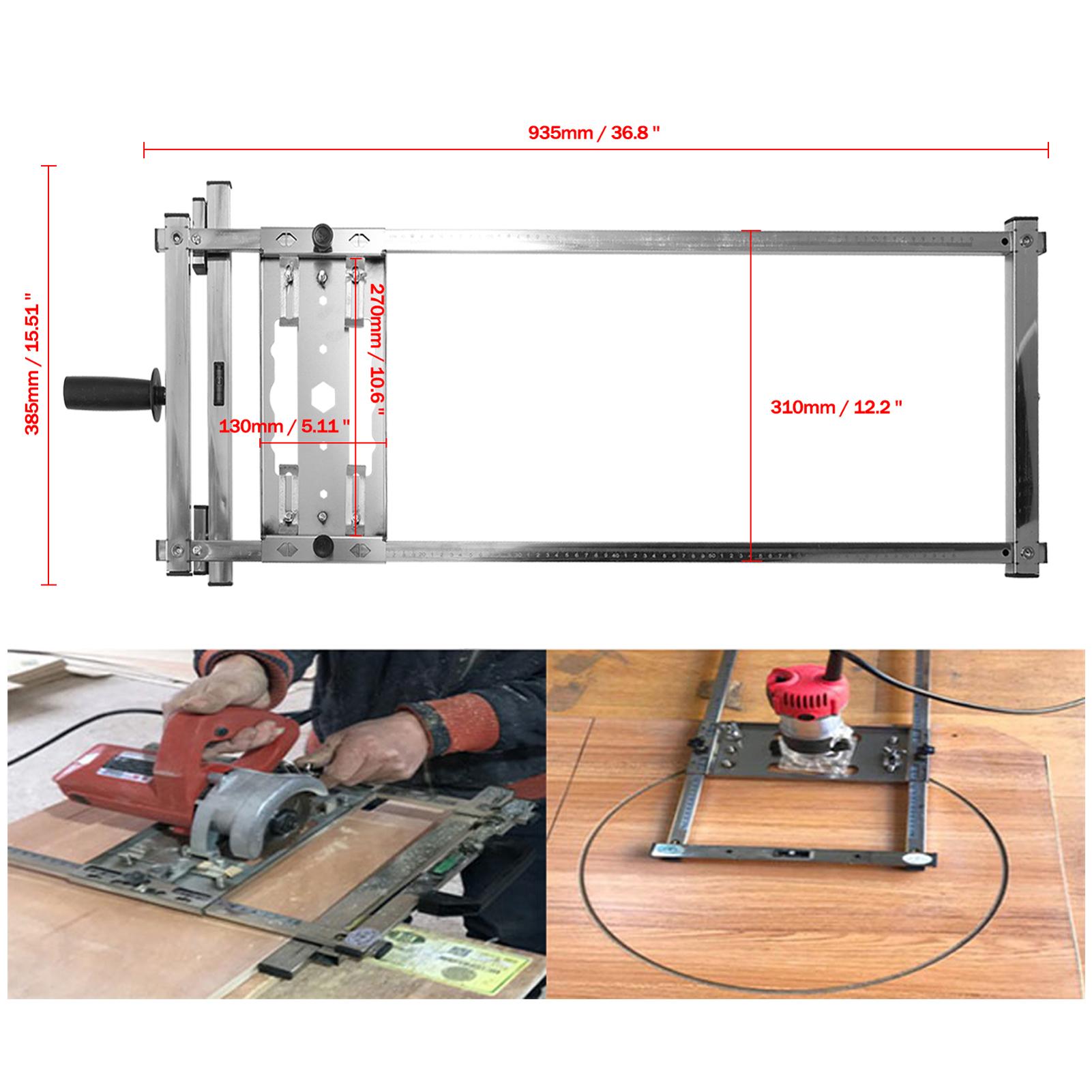 Multifunction Electricity Circular Saw Trimmer Machine Guide Positioning Cutting Board Tools Woodworking Router