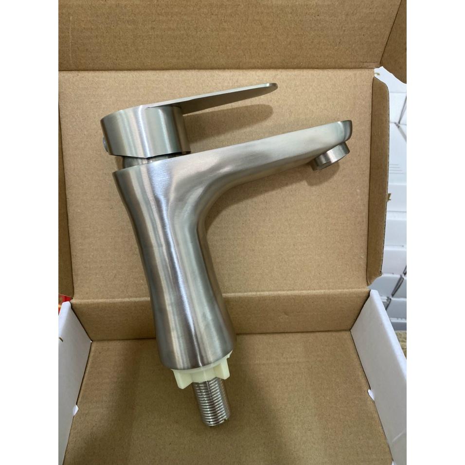 Vòi lavabo lạnh inox 304 Giá rẻ