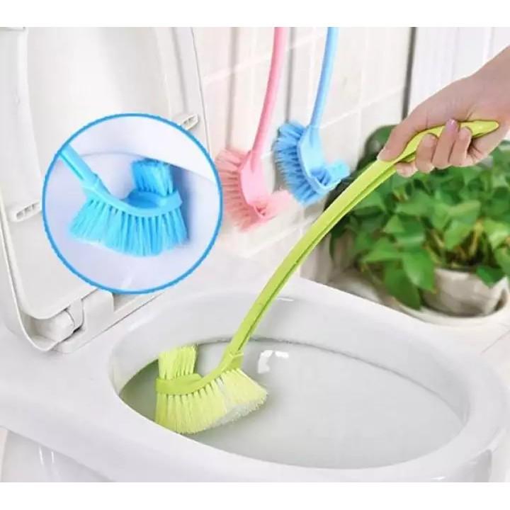 Chổi cọ toilet hai đầu thông minh tiện dụng