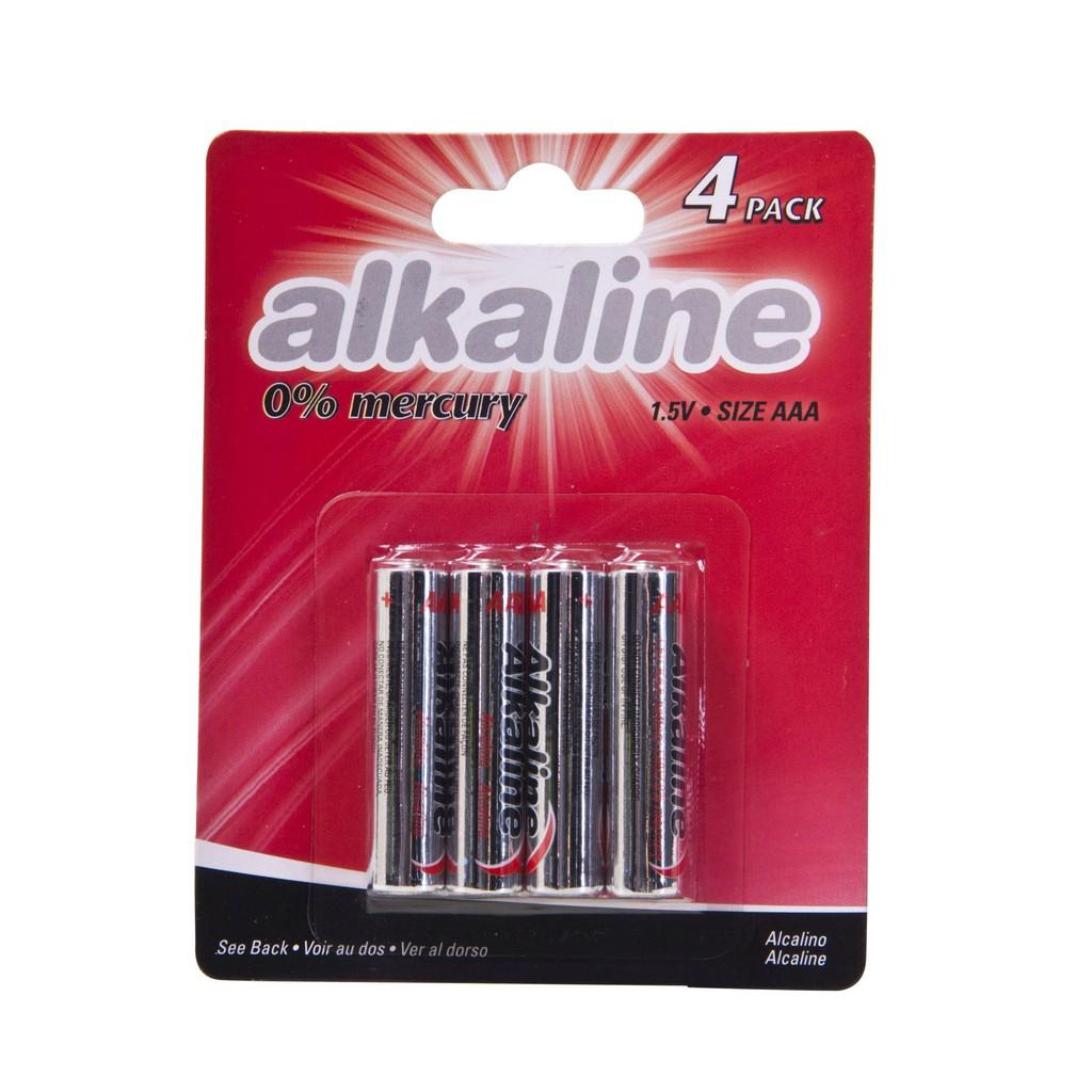 Bộ 4 Pin tiểu pin đũa Alkaline AAA điện thế 1.5V Uncle Bills IB0032