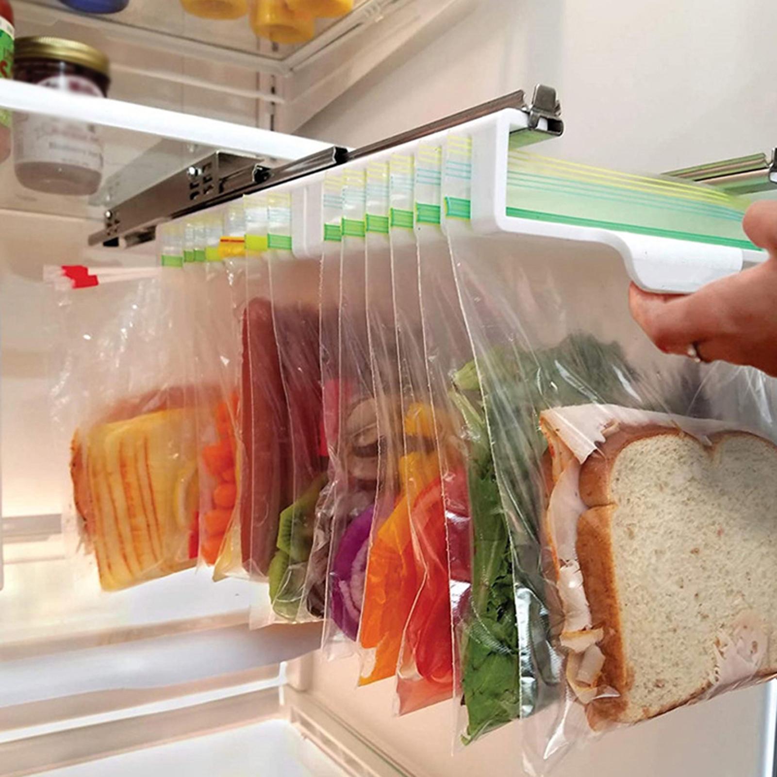 Giá bảo quản túi Ziplock giữ tươi tủ lạnh