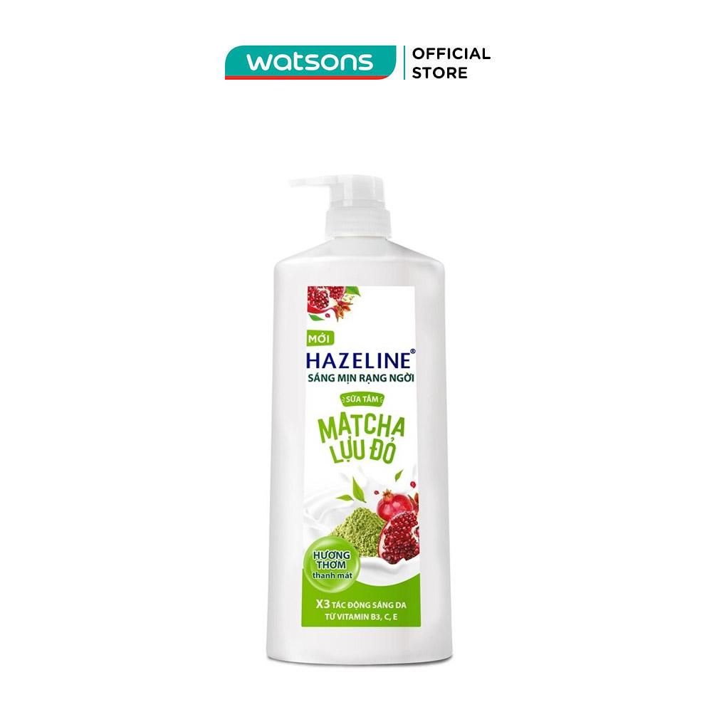 Sữa Tắm Hazeline Sáng Mịn Rạng Ngời Matcha Lựu Đỏ 1kg