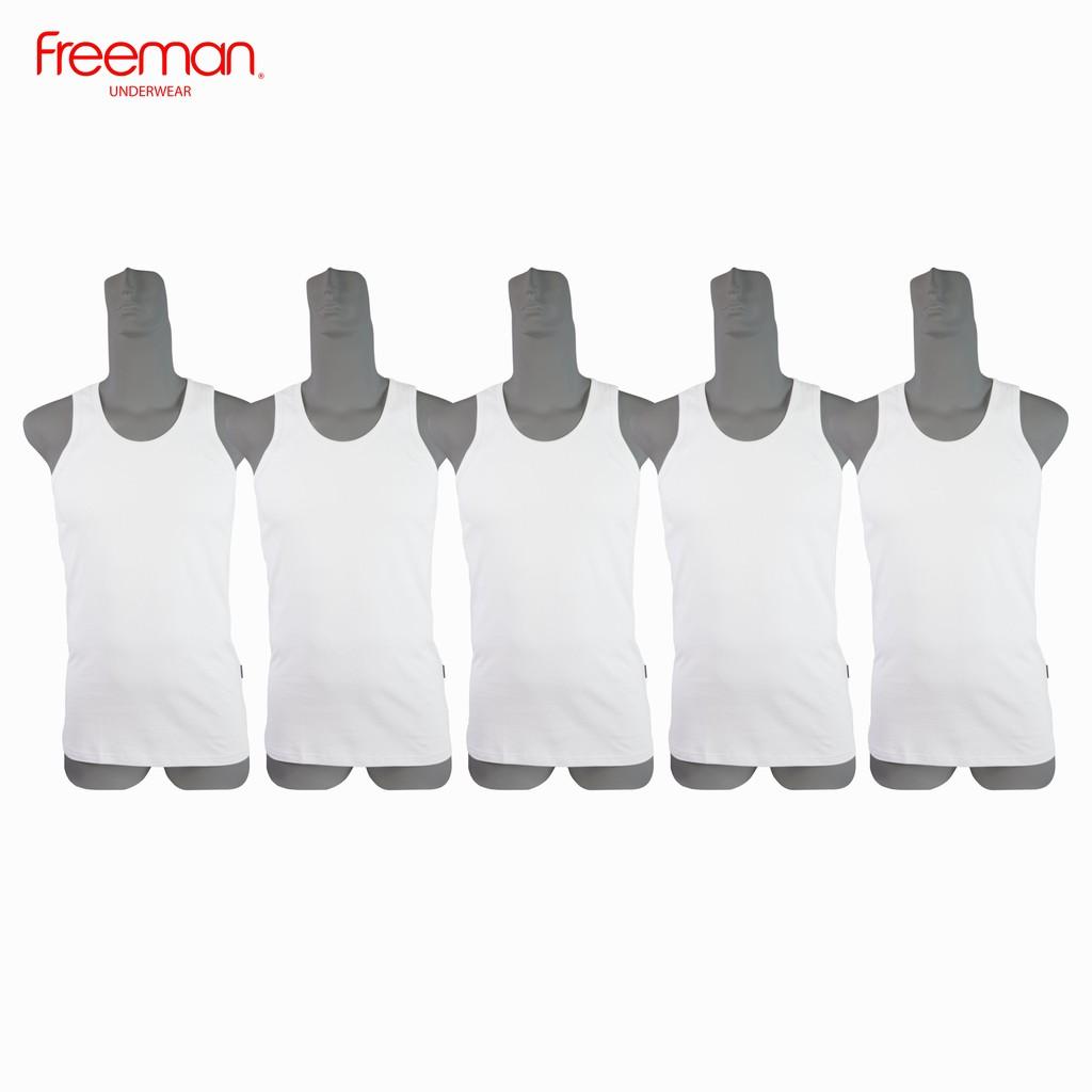 Áo thun nam ba lỗ chất liệu cotton FREEMAN ASF205 [Combo 5]