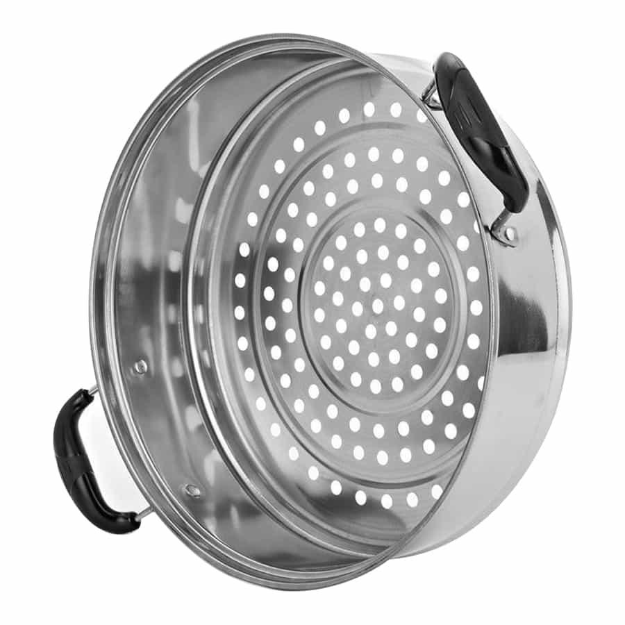 Nồi Hấp Inox Đa Năng 3 TẦNG 28CM Dùng Cho Cả Bếp Từ Và Bếp Ga Thiết Kế Hiện Đại Tiện Dụng