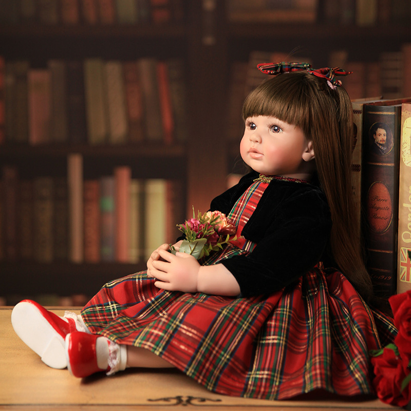 Đồ Chơi Búp Bê Tái Sinh Thân Gòn Mềm Mại Reborn Silicon Vinyl Doll full set