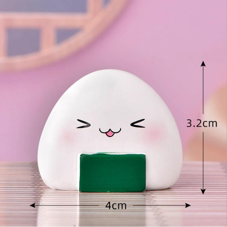 HN * Charm búp bê cảm xúc hình quả bơ, răng sâu, cơm bento, mây sét cho các bạn trang trí tiểu cảnh, terrarium, DIY