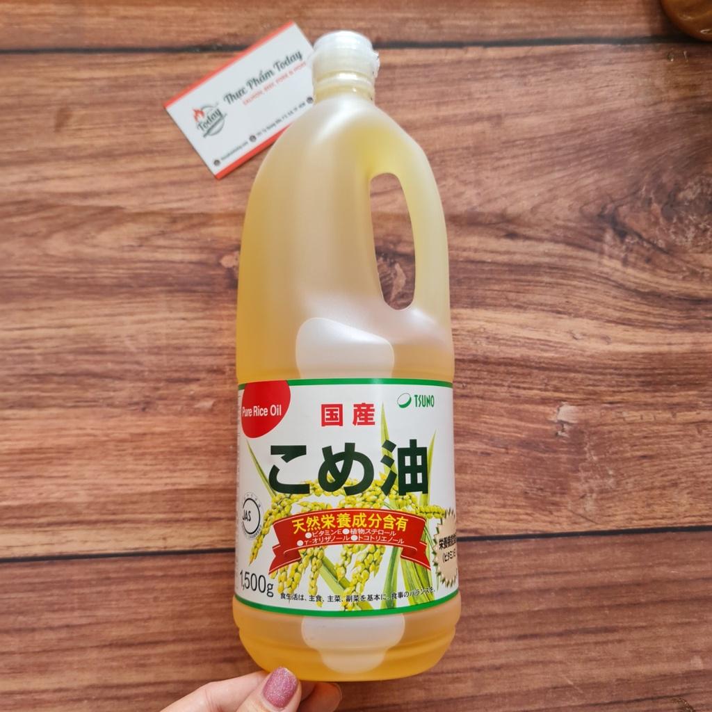 DẦU GẠO NHẬT BẢN TSUNO NGUYÊN CHẤT 1500G