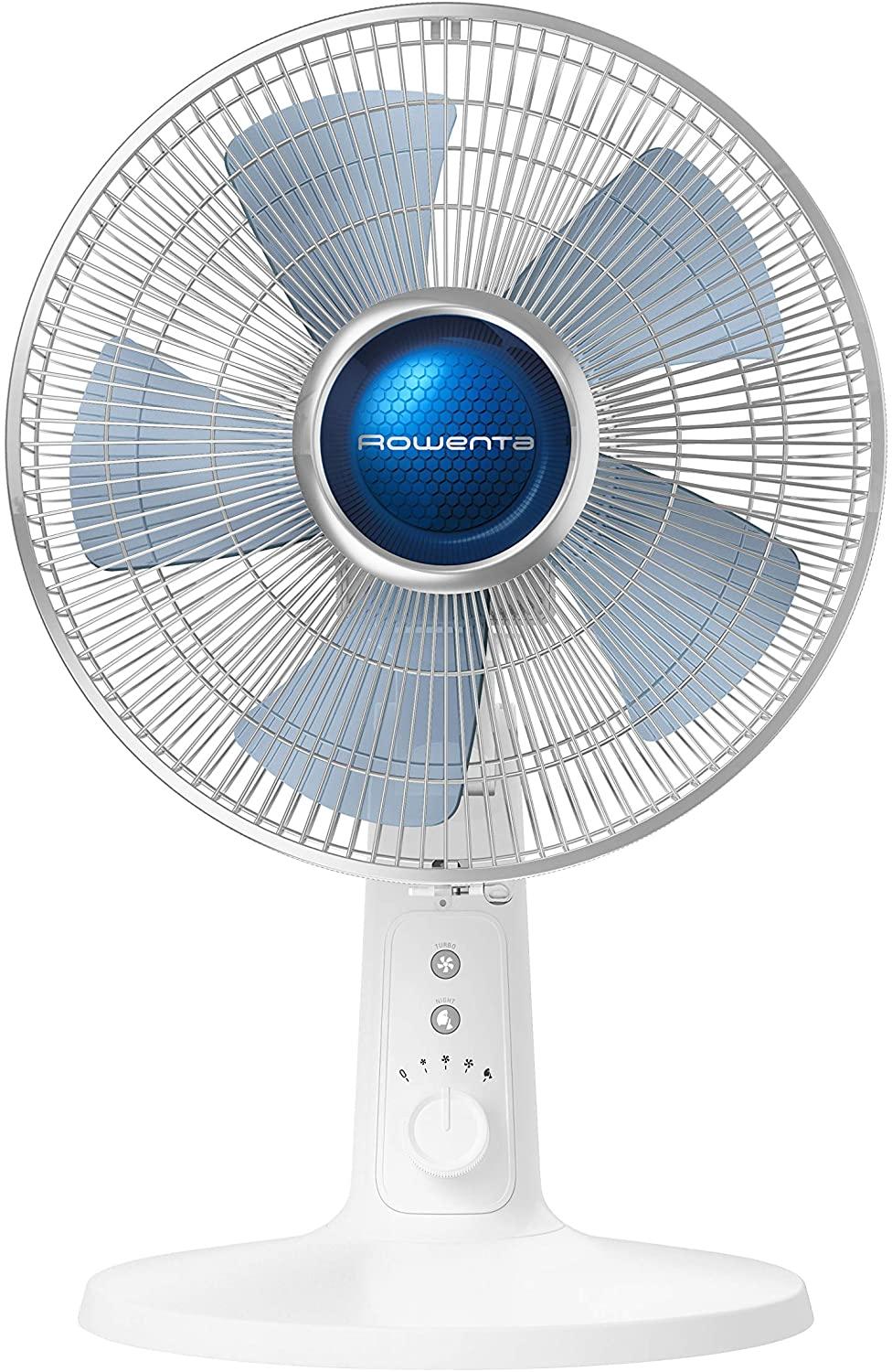 Quạt Bàn Rowenta VU2730 Turbo Silence Fan Extreme, Công Suất Mạnh, Không Ồn, Nhập Đức