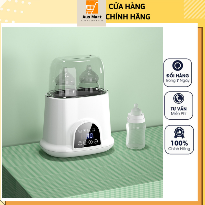 Máy hâm sữa tiệt trùng cao cấp Warm Milk - Máy tiệt trùng bình sữa  thông minh - Máy hâm sữa đa năng,rã đông hâm cháo hâm nóng thức ăn bằng điện ,ủ sữa mẹ bằng máy hâm sữa  - Bảo hành chính hãng 12 tháng - EMon Store