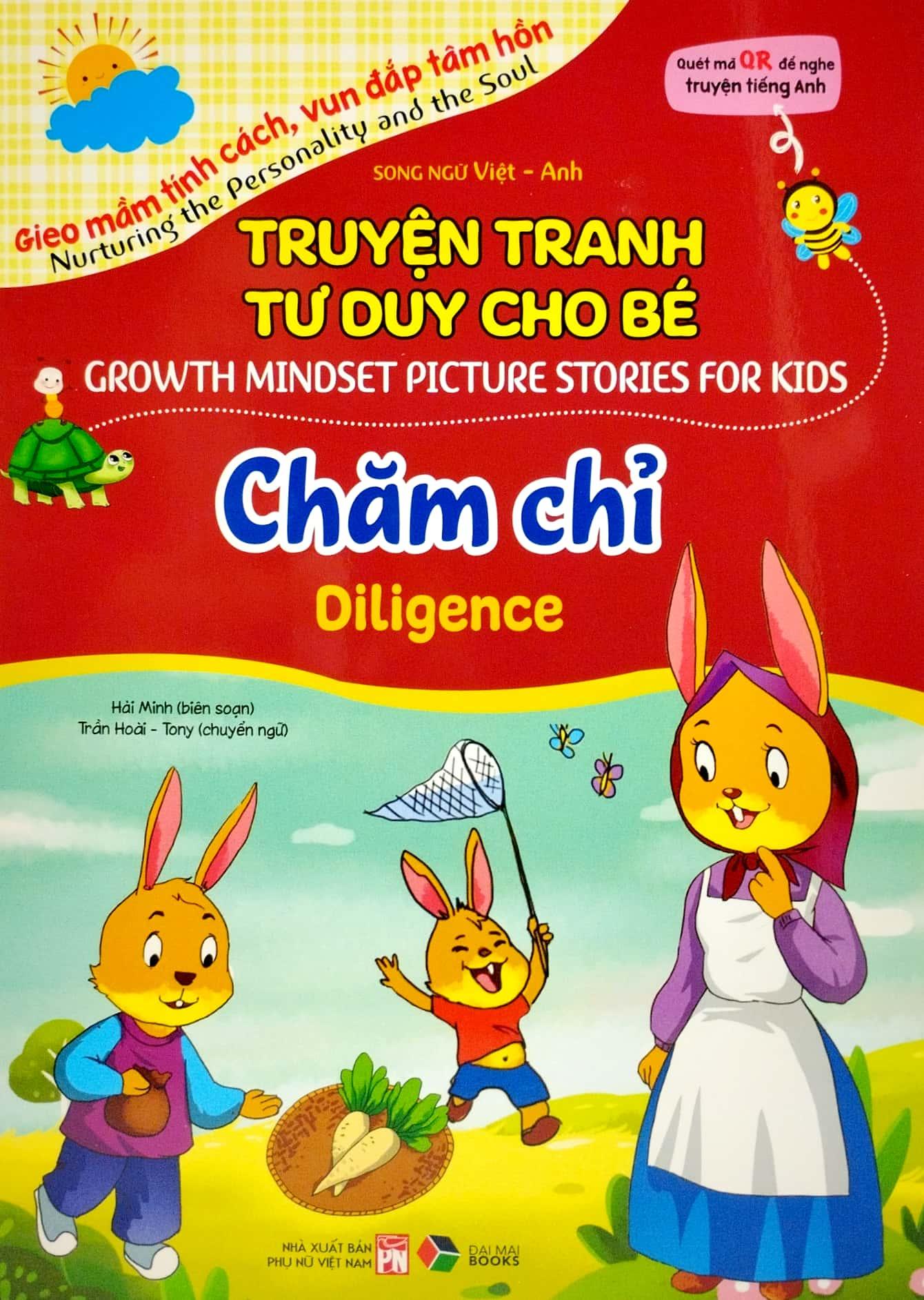 Truyện Tranh Tư Duy Cho Bé - Song Ngữ Việt-Anh - Chăm Chỉ
