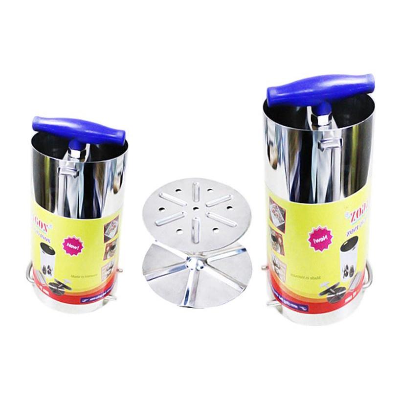 Bộ 2 khuôn làm giò chả Inox Dragon - Yumeshop94