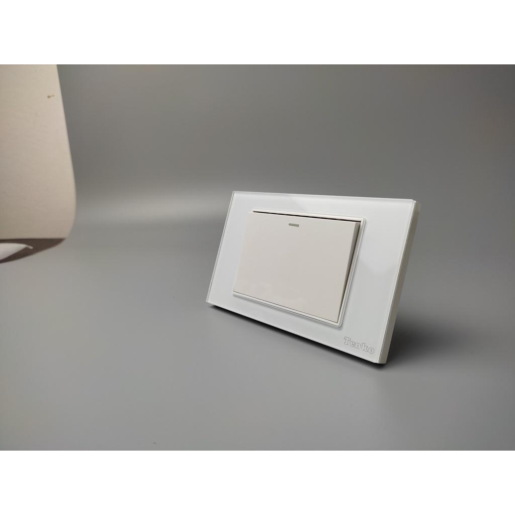 Công Tắc Điện Cao Cấp Mặt Kính Cường Lực TENKO Thương Hiệu Nhật Bản Bảo Hành Đổi Mới 5 Năm