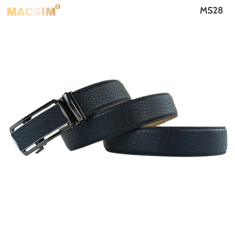Thắt lưng nam da thật cao cấp nhãn hiệu Macsim ms28