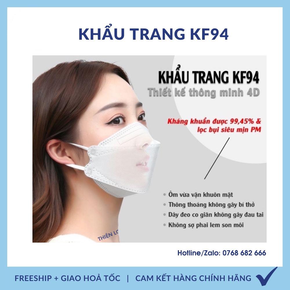 Khẩu Trang Y Tế KF94 4D Mask Ánh Dương.Chống Bụi Mịn PM2.5 Chuẩn Hàn Quốc 50 Cái 1 Gói Chính Hãng