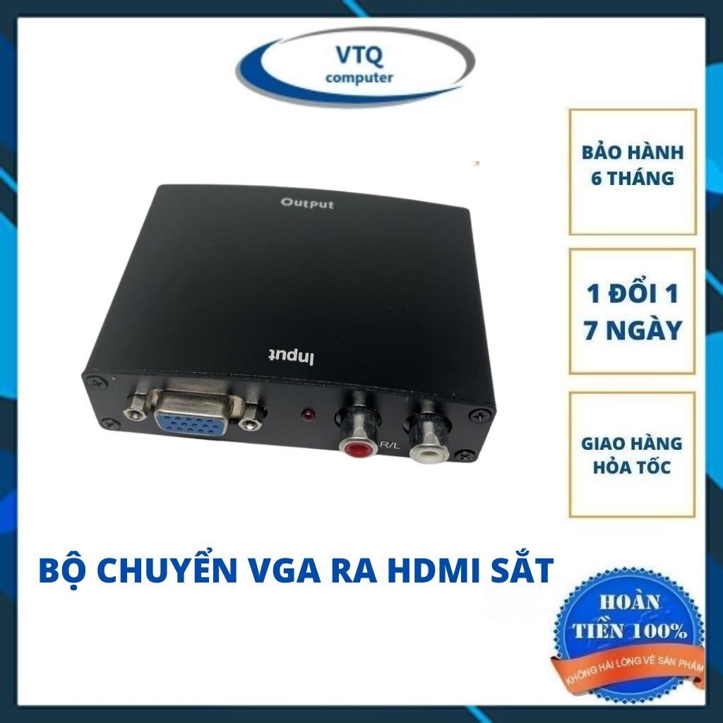 Bộ chuyển VGA to HDMI sắt, bộ chuyển vga ra hdmi sắt chất lượng cao