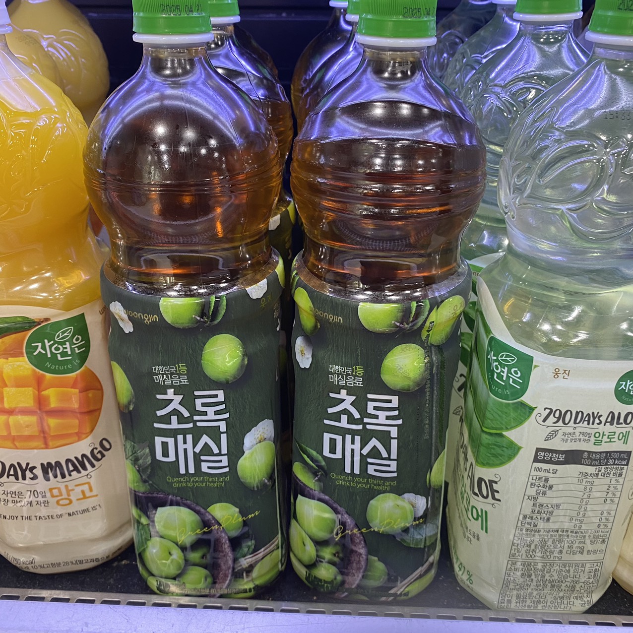Nước Mận Xanh Woongjin Hàn Quốc Chai 1.5L / 웅진) 초록 매실 1.5L