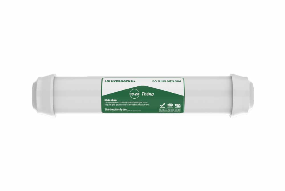 Lõi lọc nước số 10 SUNHOUSE SHRLL10 - Lõi điện giải Hydrogen SHA-WFHYD - Hàng chính hãng