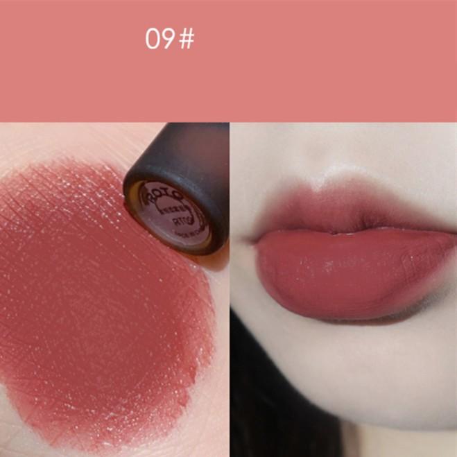 Son kem Roto hổ phách Air Lip Glaze màu nhung Matte