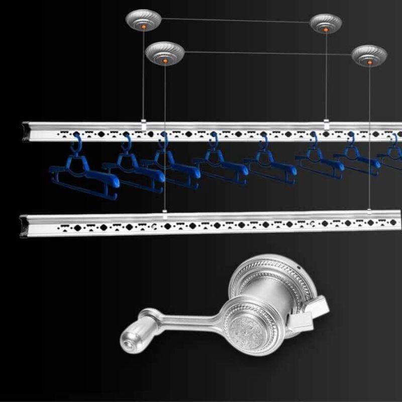 Bộ giàn phơi thông minh Hòa Phát star