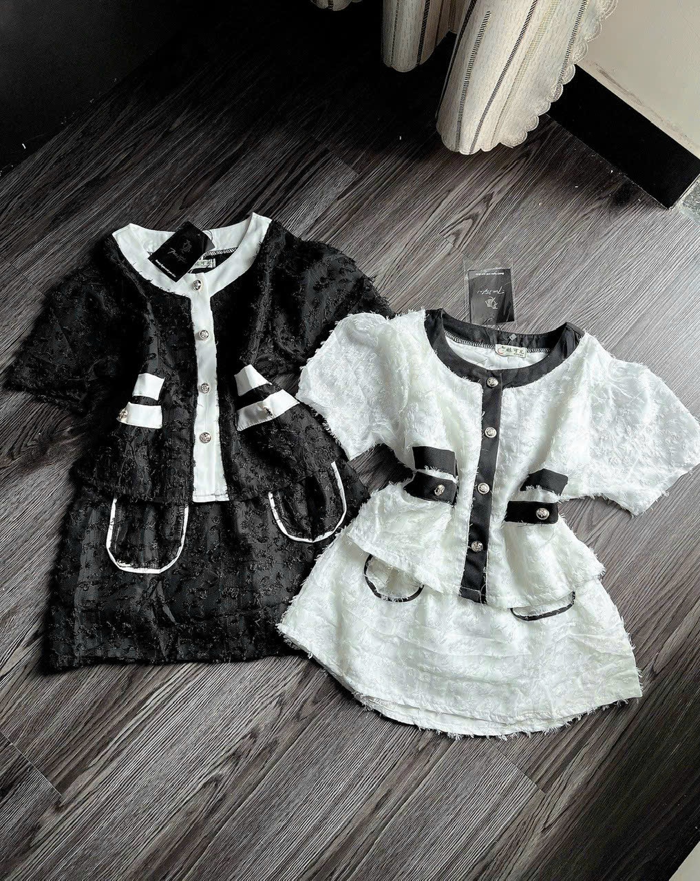 Set Đồ Nữ Mix Chân Váy Túi Hộp
