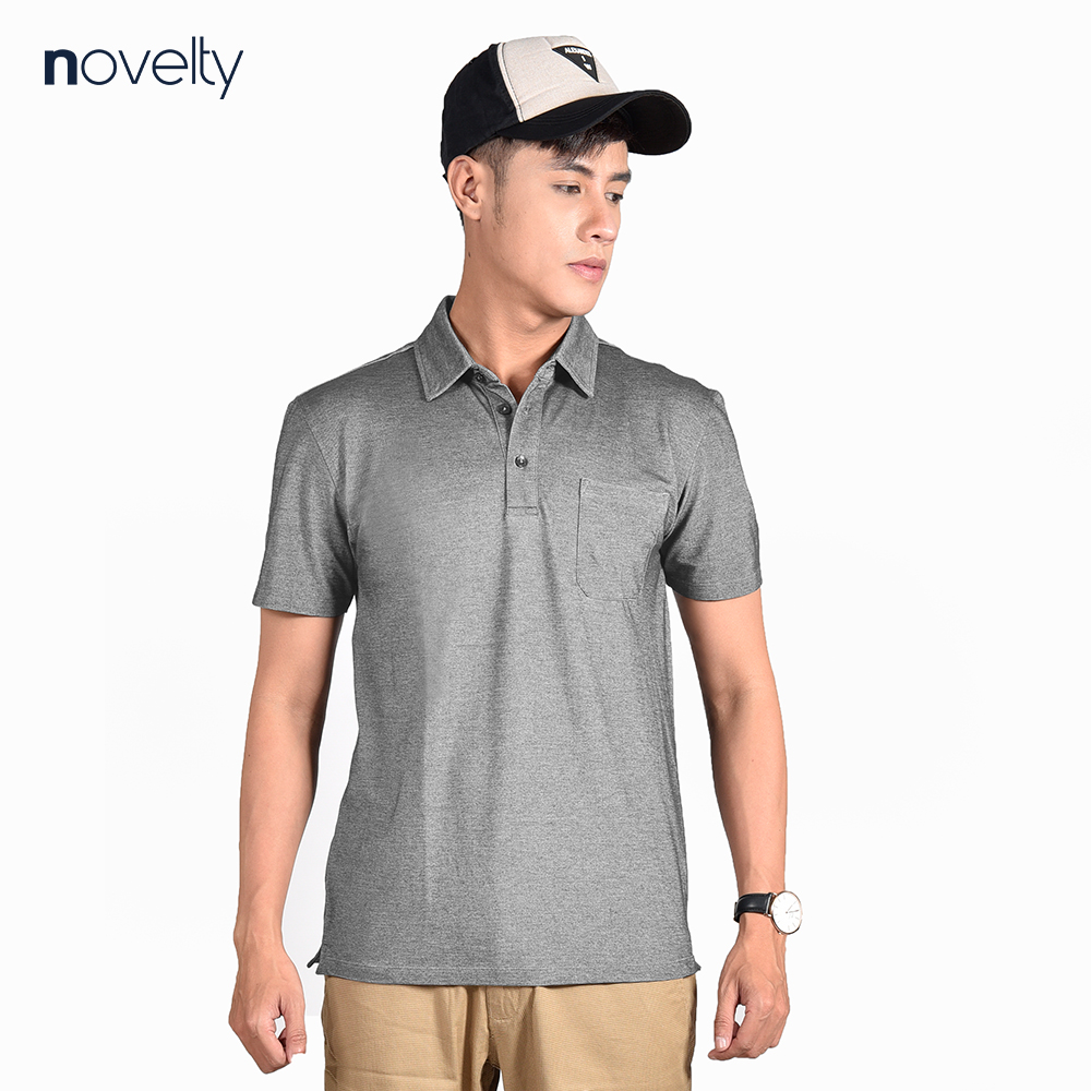 Áo thun nam Polo NOVELTY kiểu dáng Melange NATMMTMT3R210101N