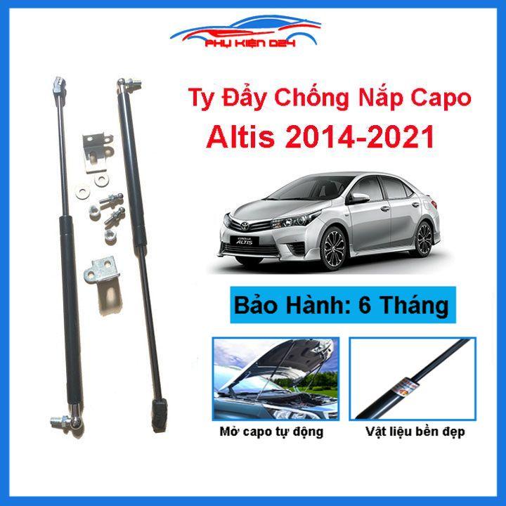 Ty thủy lực chống nắp capo Altis 2014-2015-2016-2017-2018-2019-2021 tự động kèm phụ kiện lắp