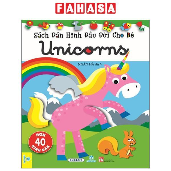 Sách Dán Hình Đầu Đời Cho Bé - Unicorns