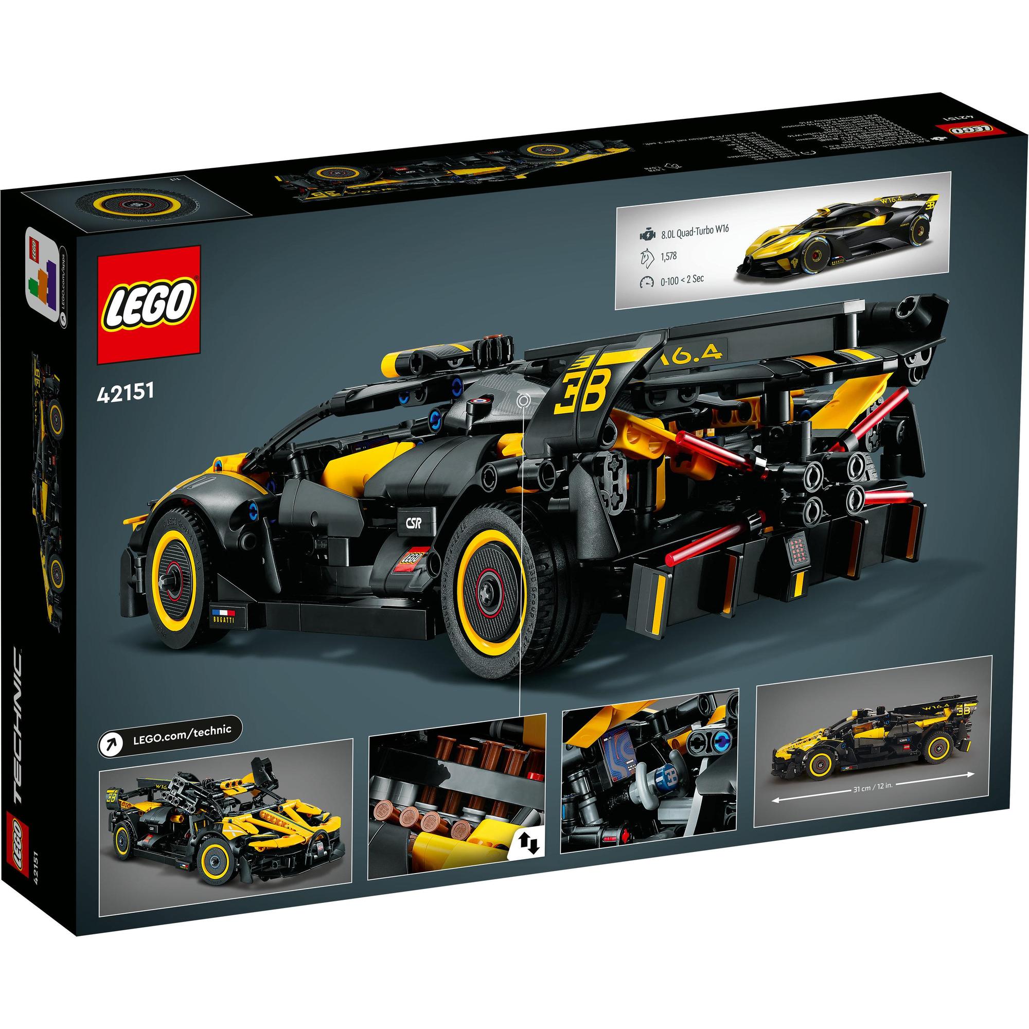 LEGO Technic 42151 Siêu Xe Bugatti Bolide (905 Chi Tiết)