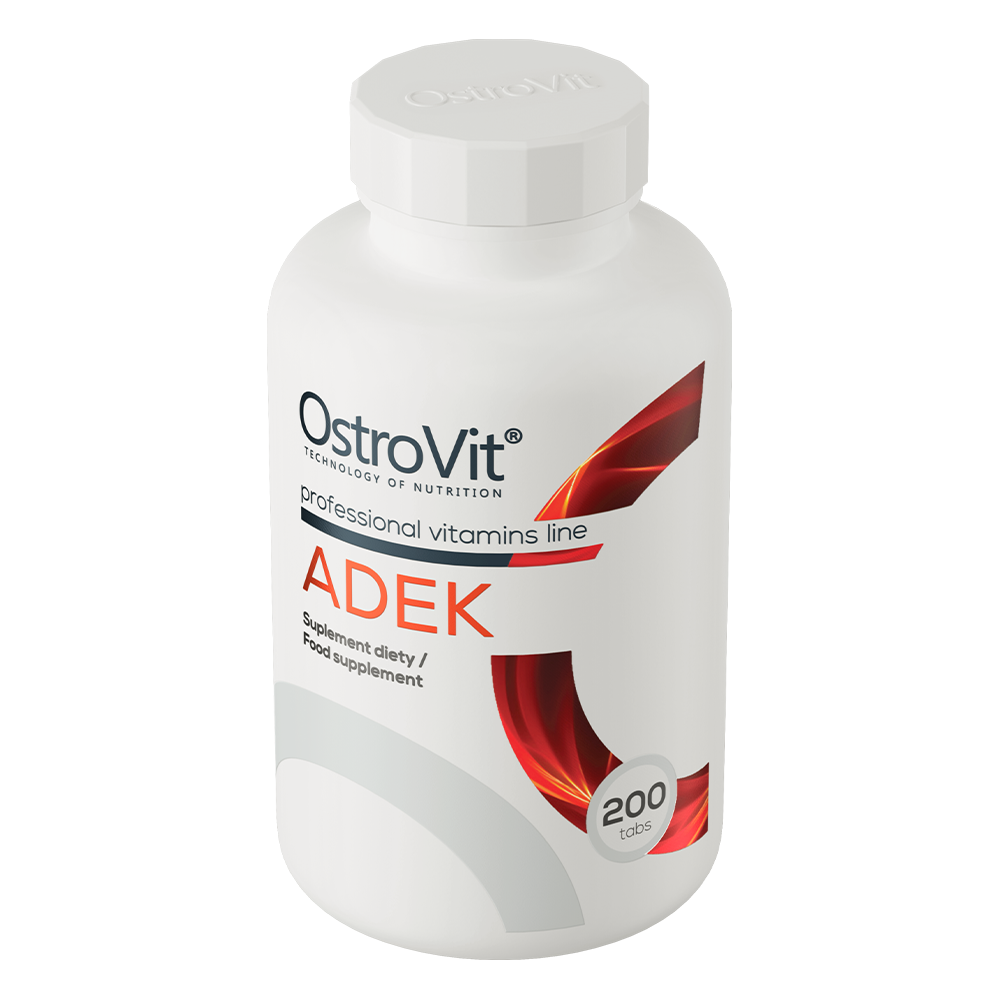 Viên Uống Bổ Sung Vitamin Toàn Diện A, D, E, K Ostrovit ADEK (200 viên) Hỗ Trợ Mắt, Da, Tim Mạch, Xương Khớp | Nhập khẩu Ba Lan