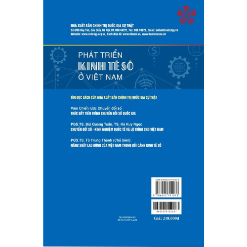 Phát triển kinh tế số ở Việt Nam (bản in 2023)