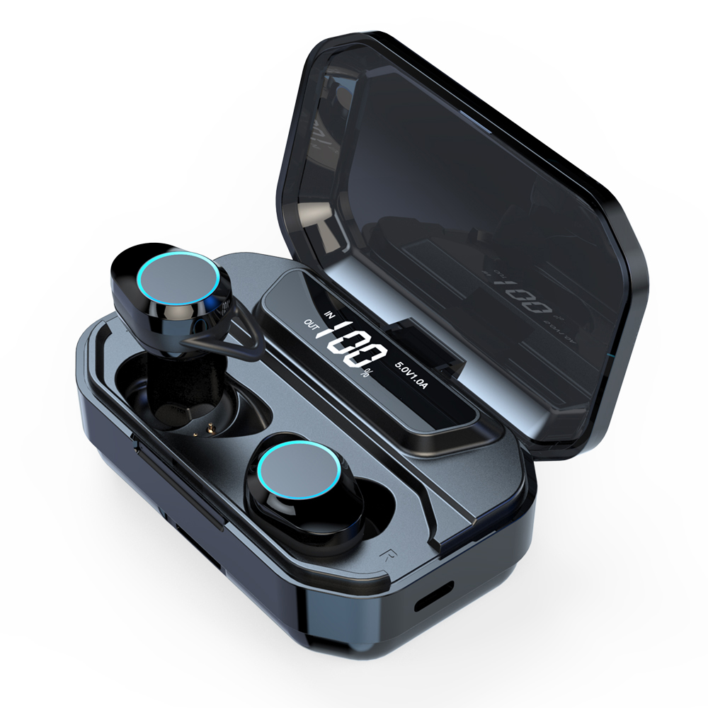 Tai nghe G02 TWS-Wireless BT5.0 Âm thanh nổi,đa chức năng,Chống nước