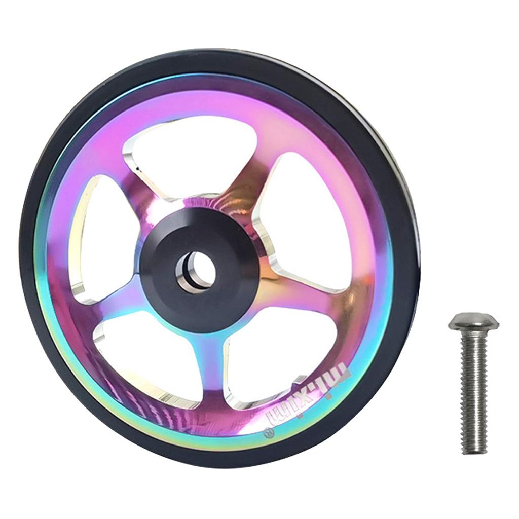 2pcs Folding Bike Easy Wheel Transport Easywheel For Brompton Transport