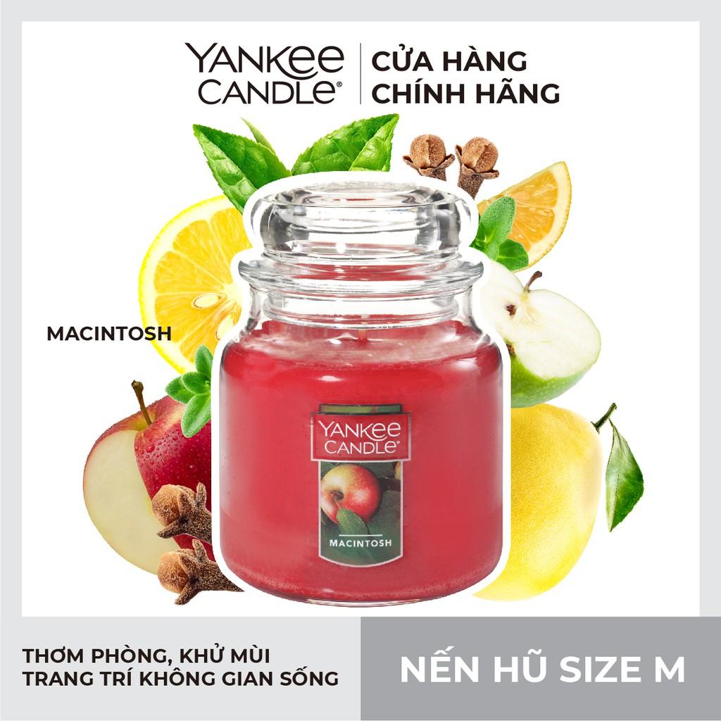 Nến hũ Yankee Candle size M - Macintosh