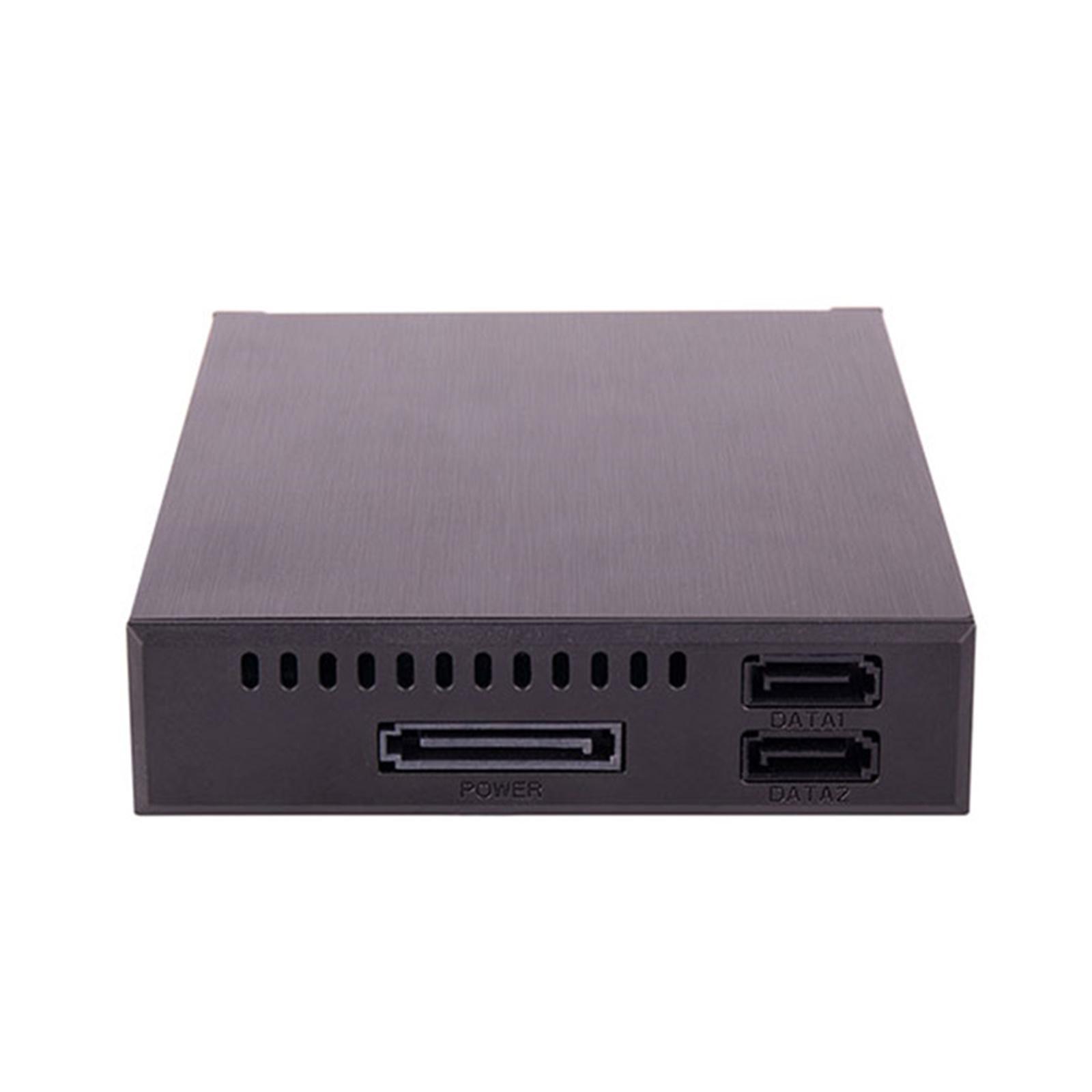 Dual Bay 2.5"  HDD/SSD Tray Mobile Rack Parts for 3.5"Floppy Drive of PC