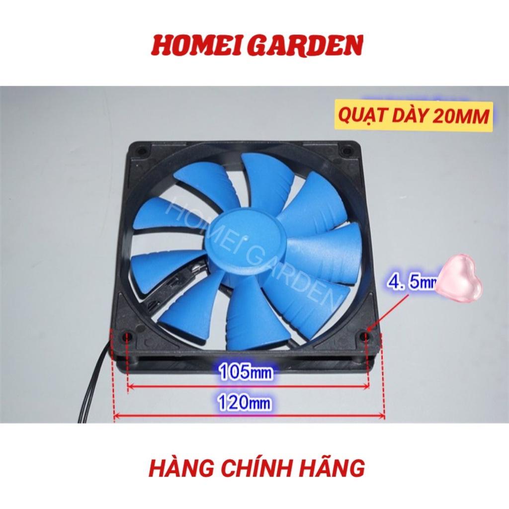 Quạt làm mát điện áp rộng 5V-24V, quạt làm mát không ồn, ổ bi đôi chất lượng cao - G0014