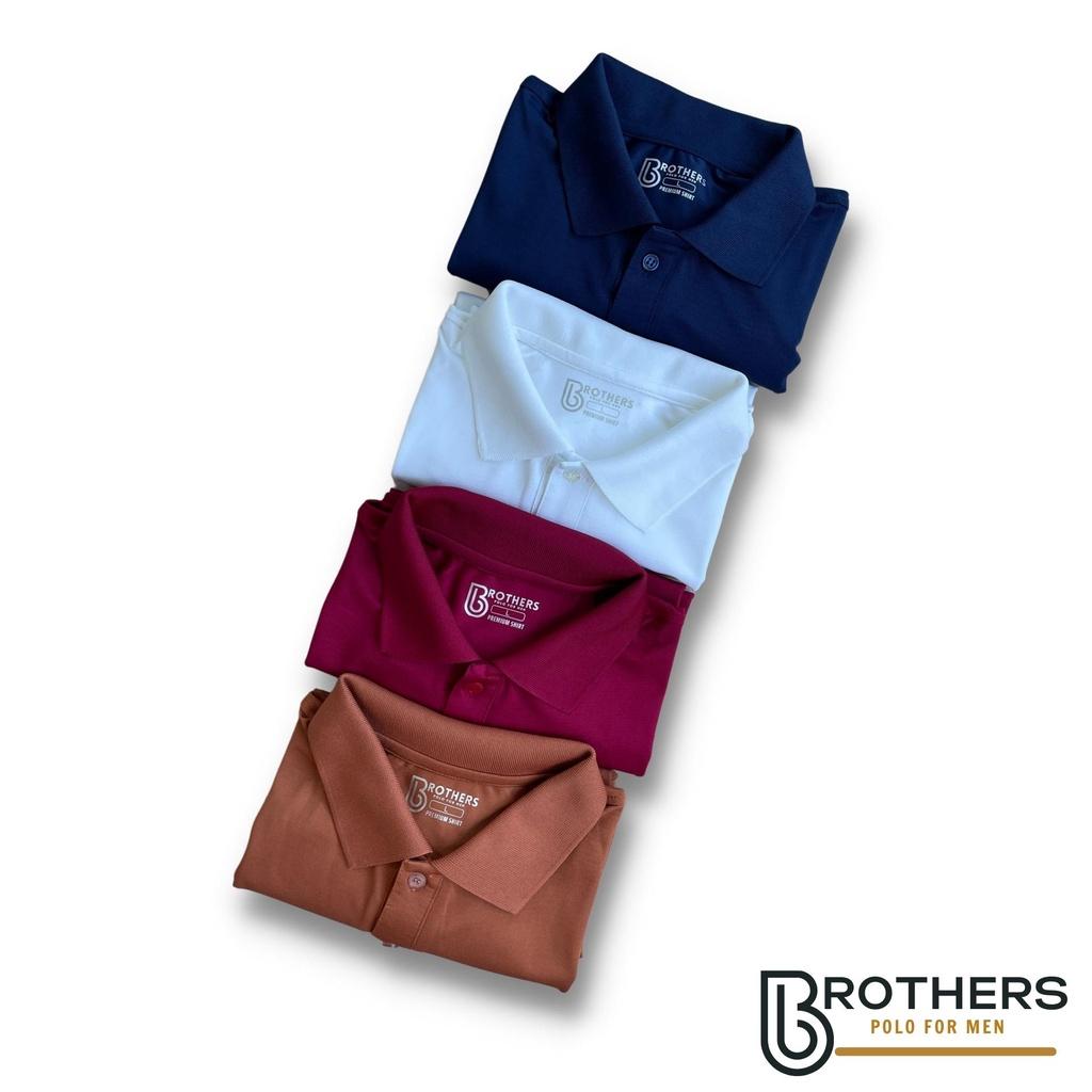 Hình ảnh Áo thun POLO nam TROLI cổ trụ bẻ, vải cá sấu cotton cao cấp, chuẩn phom, trẻ trung, thoáng mát - BROTHERS