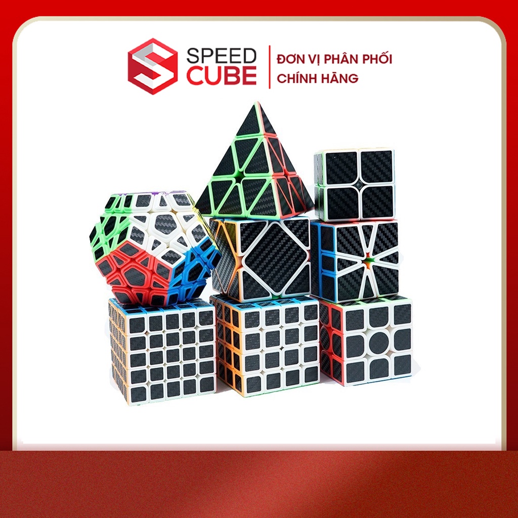 Combo Rubik Carbon MoYu MeiLong 2x2 3x3 4x4 5x5 Pyraminx Megaminx Skewb Square-1 Tam giác