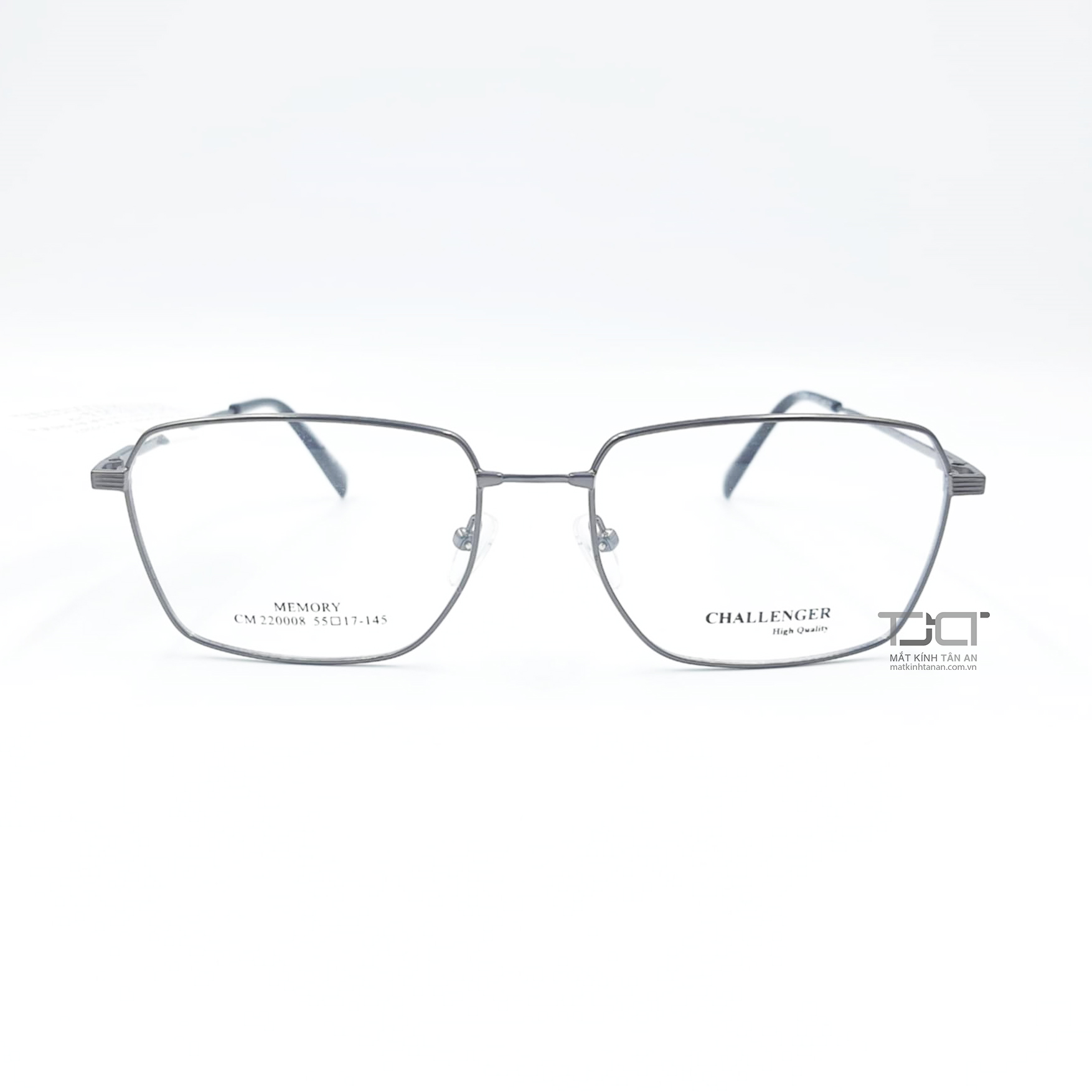 GỌNG KÍNH UNISEX, PHOM VUÔNG, THỜI TRANG HÀN QUỐC, CHÍNH HÃNG CHALLENGER CM220008