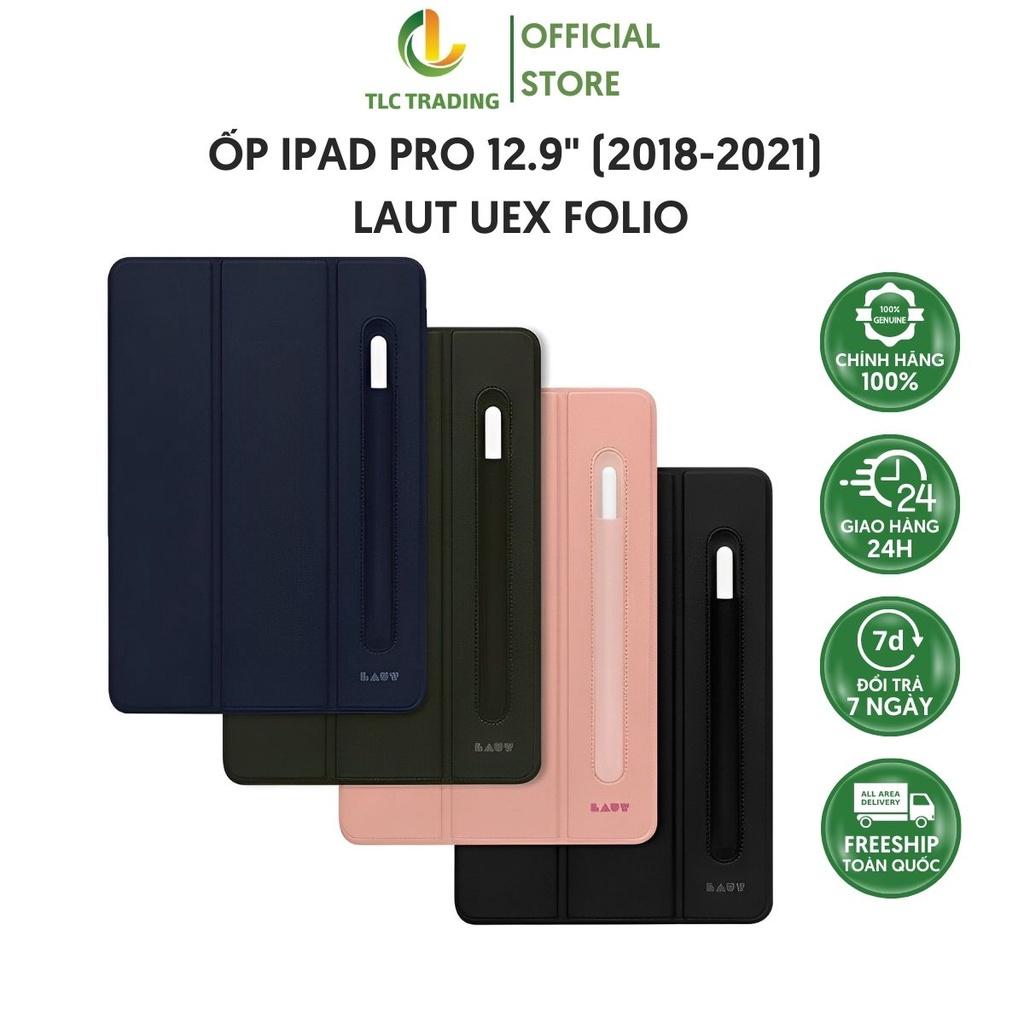 Ốp Ipad LAUT Huex Folio dành Cho iPad Pro 12.9 Inches (2018~2021) Có Khe Đựng Bút Có Giá Đỡ Đa Năng - Hàng chính hãng