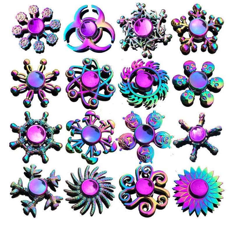 Con Quay Spinner 4 Cánh, Bông Hoa, Bánh Lái, Bầu Tiên, Tháp Eiffen, Mũi Tên - Bằng Thép, Quay Vô Cực