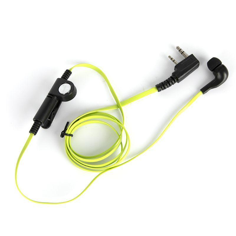 Tai Nghe 2 Chiều Màu Xanh Lá Cây Thời Trang Dùng Cho Bộ Đàm BF888s UV5R UV82 Walkie Talkie