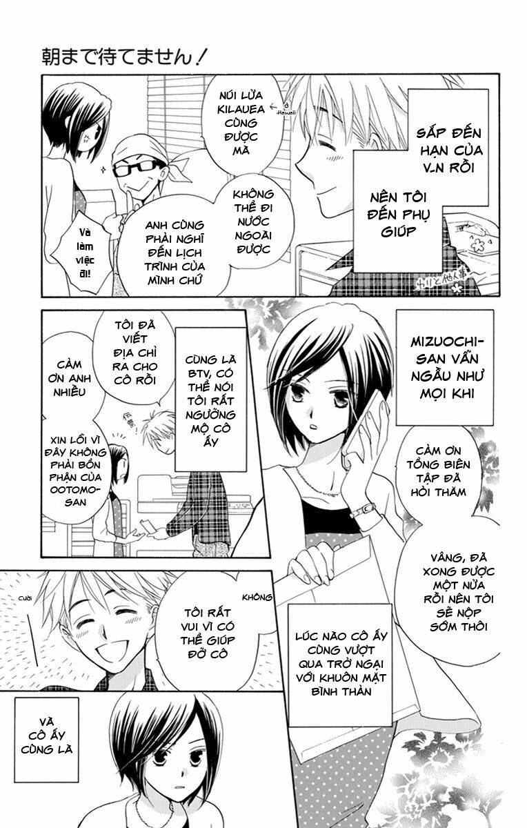 không thể chờ đến sáng mai được! chapter 3 7