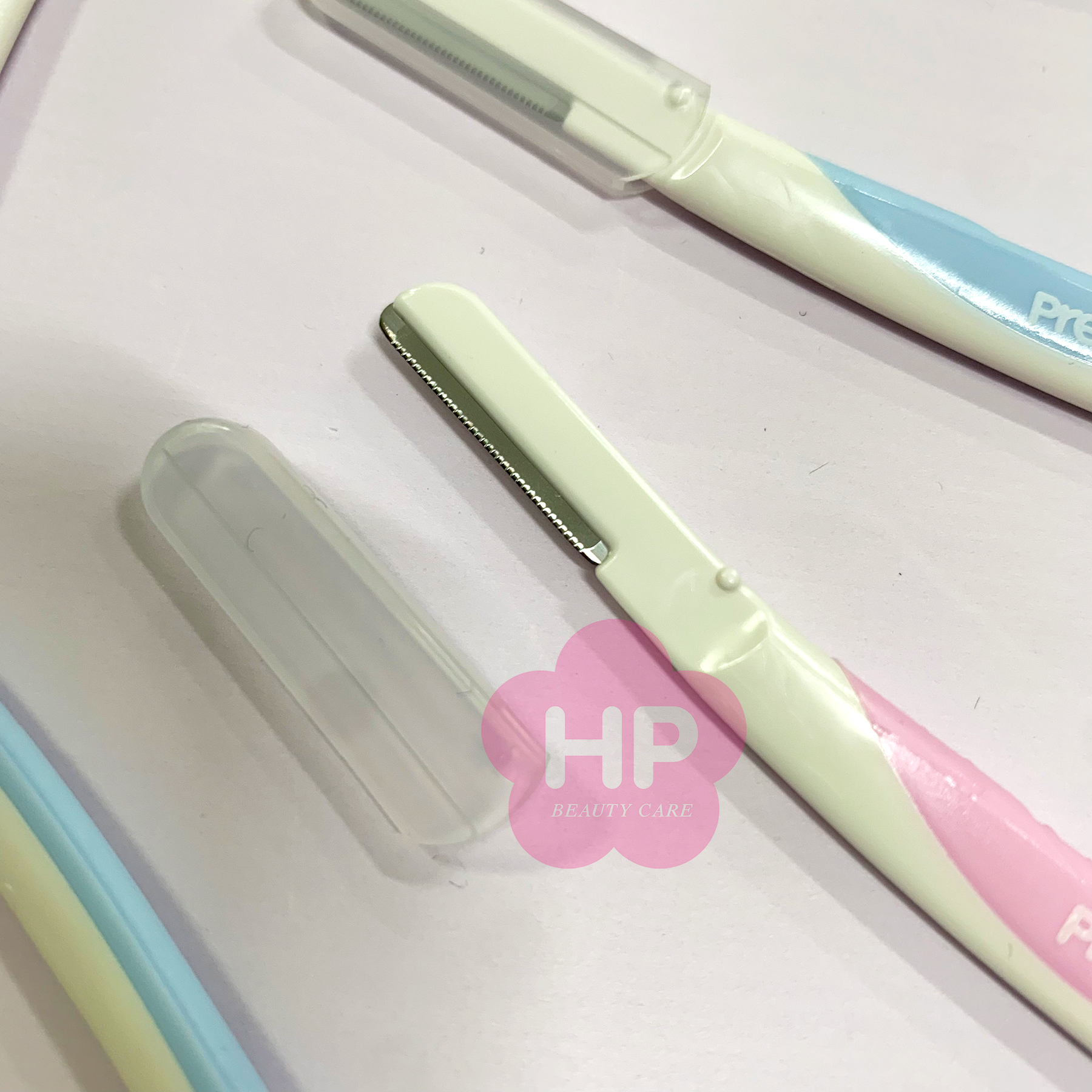 Dao Cạo Lông Mày Cán Dài Lưỡi Thép Không Gỉ Kai Pretty 00188