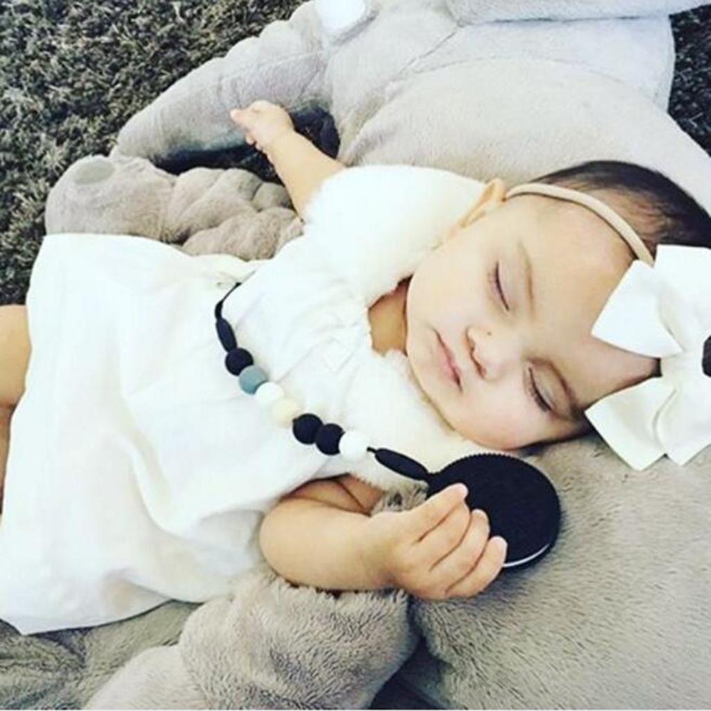 Cute Baby Hand Made Pacifier Clip Chain Food Grade Silicone