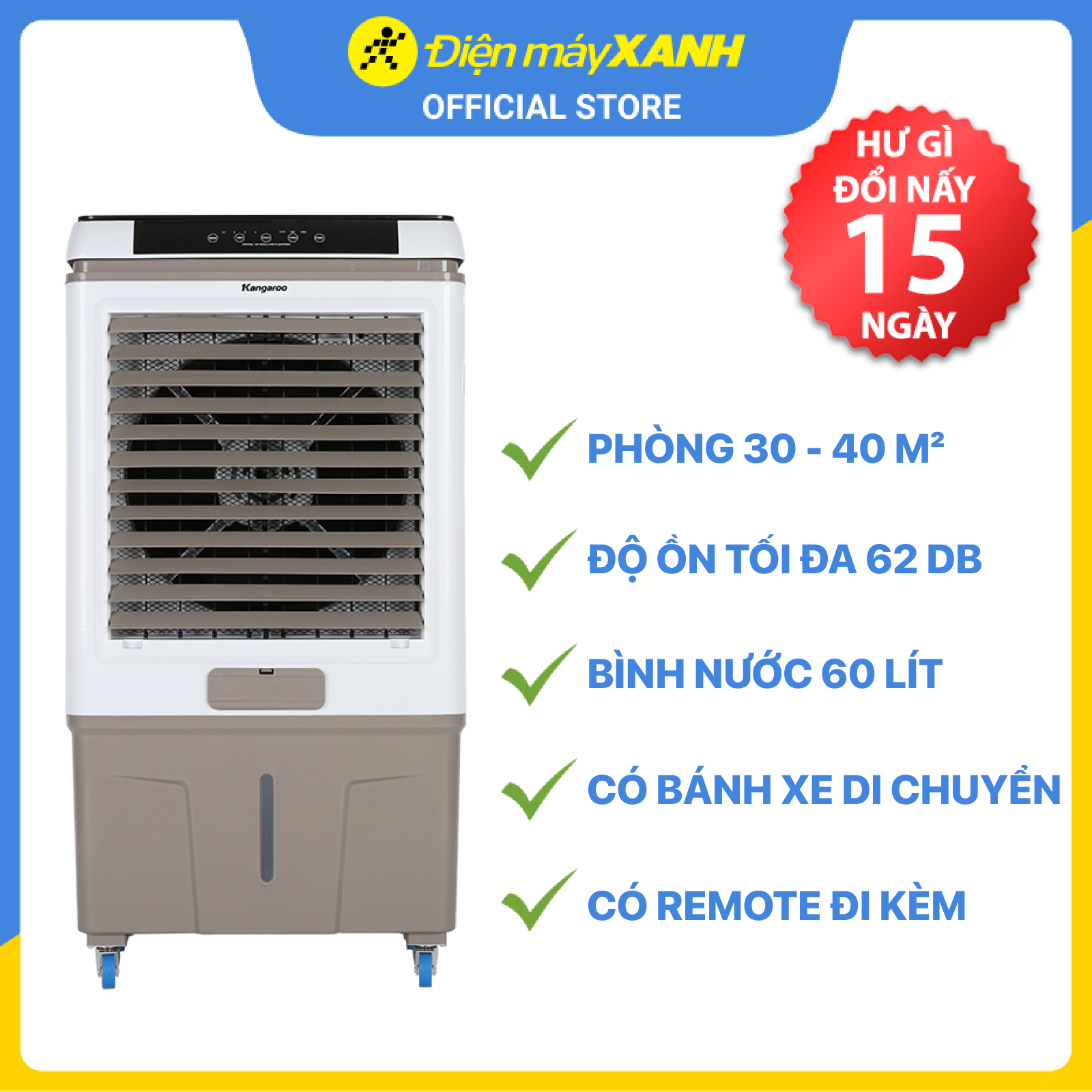 Quạt điều hòa Kangaroo KG50F79N - Hàng chính hãng (Giao ...