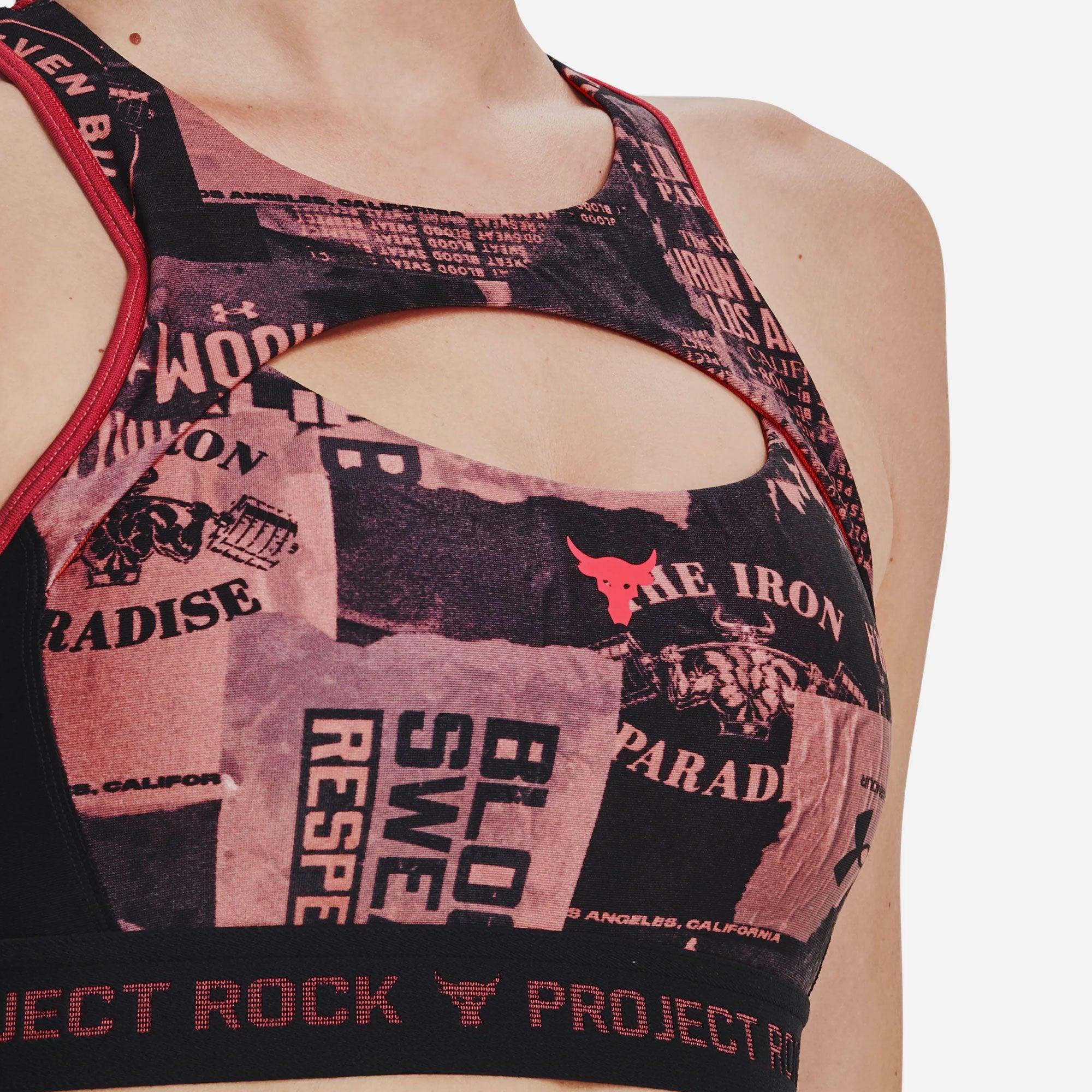 Áo bra thể thao nữ Under Armour Project Rock - 1374638-600