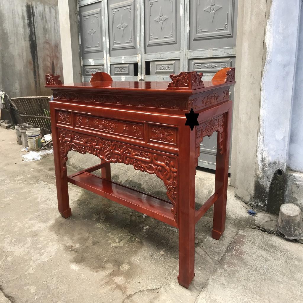 Án Gian Thờ Gỗ Thông Đức Chân 10